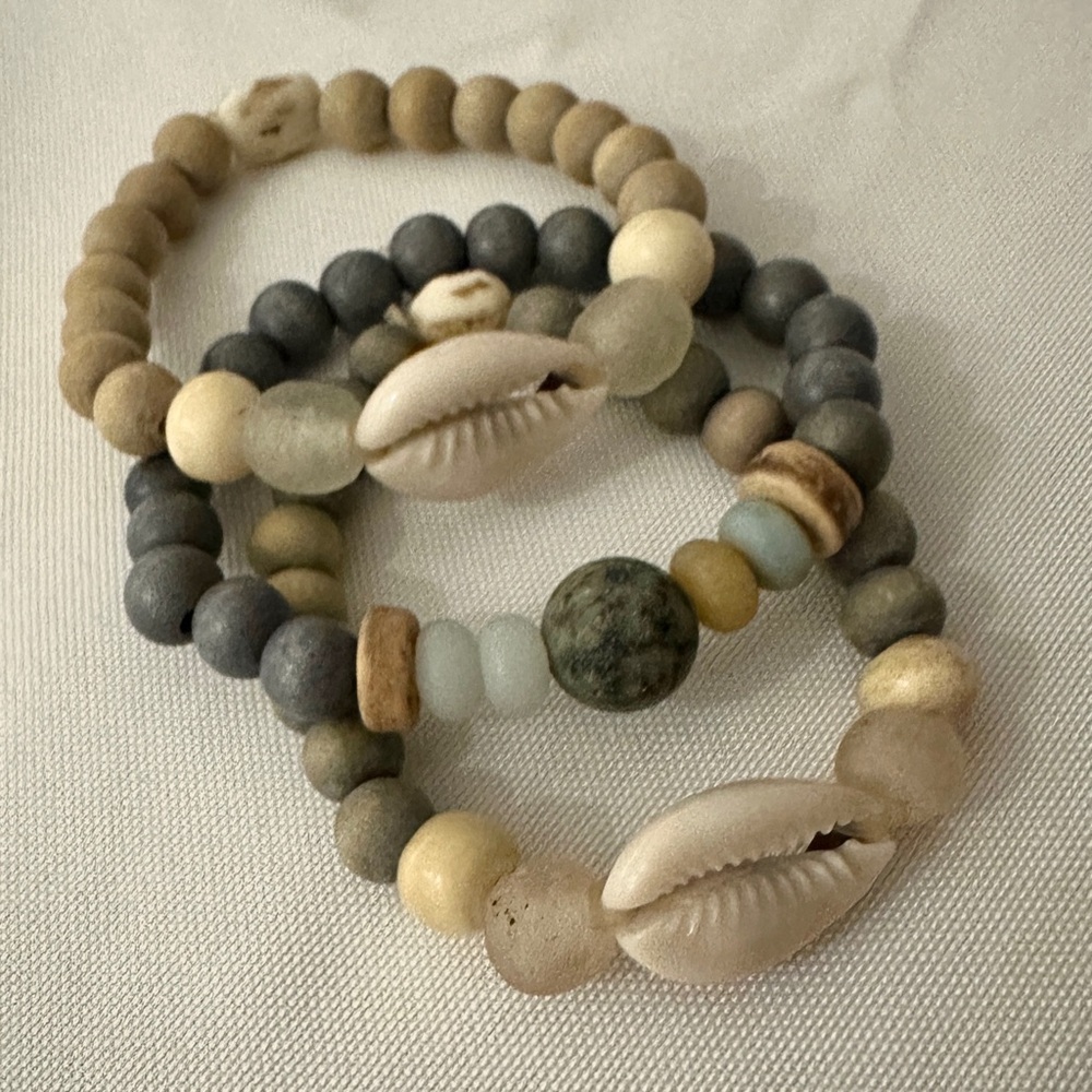 Twine and Twig Trio Stack Bracelets